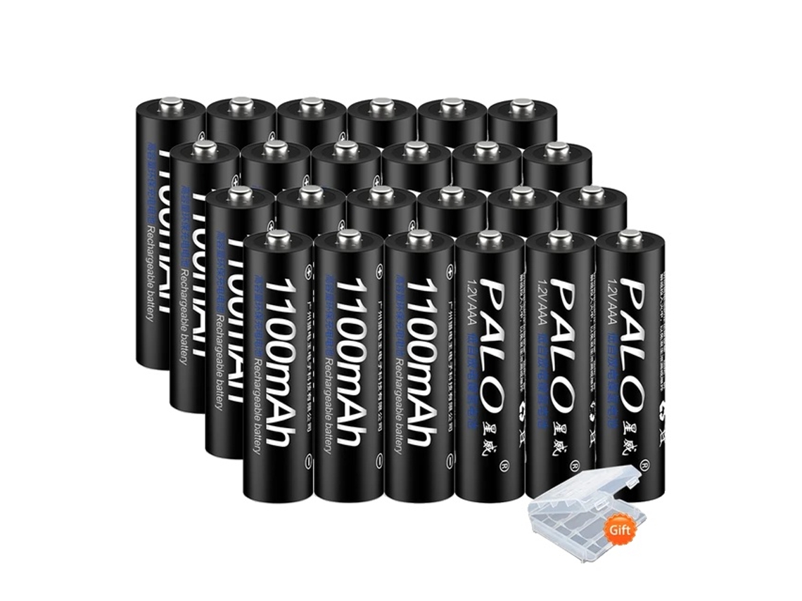 Baterias Recarregáveis Aaa, Capacidade De 1100mah, Tecnologia Ni Mh,24pcs Bateria Aaa Oem