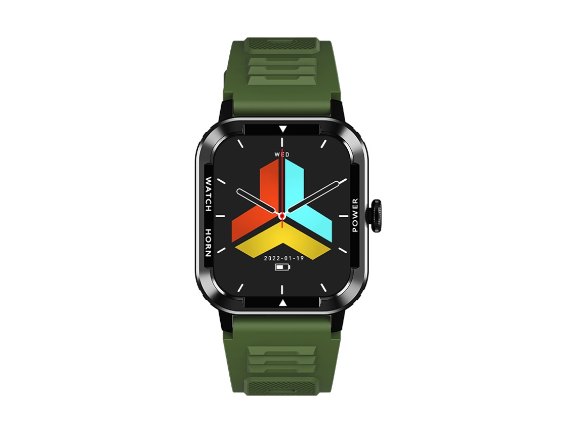 Chamada Bluetooth Reprodução de Música Smart Watch Verde GODTVAGT