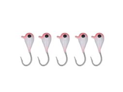 Conjunto 5 Anzóis Pesca Gelo Aço Carbono 4mm