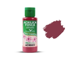 Tinta Acrílica Fosca ACRILEX Cereja 826 -60Ml