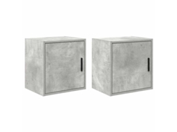 Garage Wall Cabinet, Garage Wall Cabinets Vidaxl Cinzeto Madeira Processada (40 X 30 X 41 Cm)