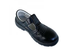 Zapatos De Trabajo Unisex Com Cintas De Segurança Ponta De Aço Antiderrapante Para Cozinheiros E Ofício 35 Negro