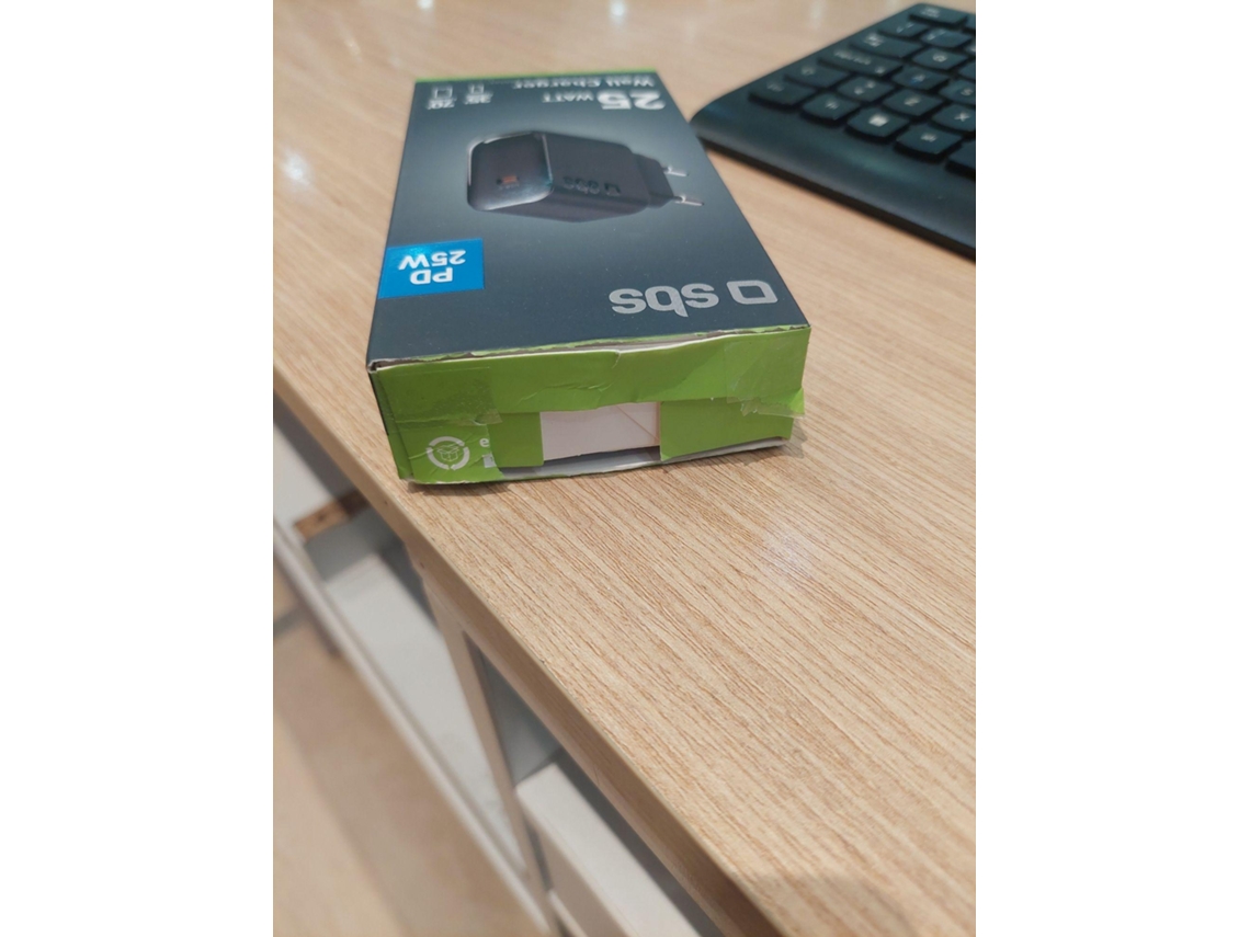 Carregador SBS TETR1CPD25 (Outlet Caixa Aberta - Tipo C - 25 W - Preto)