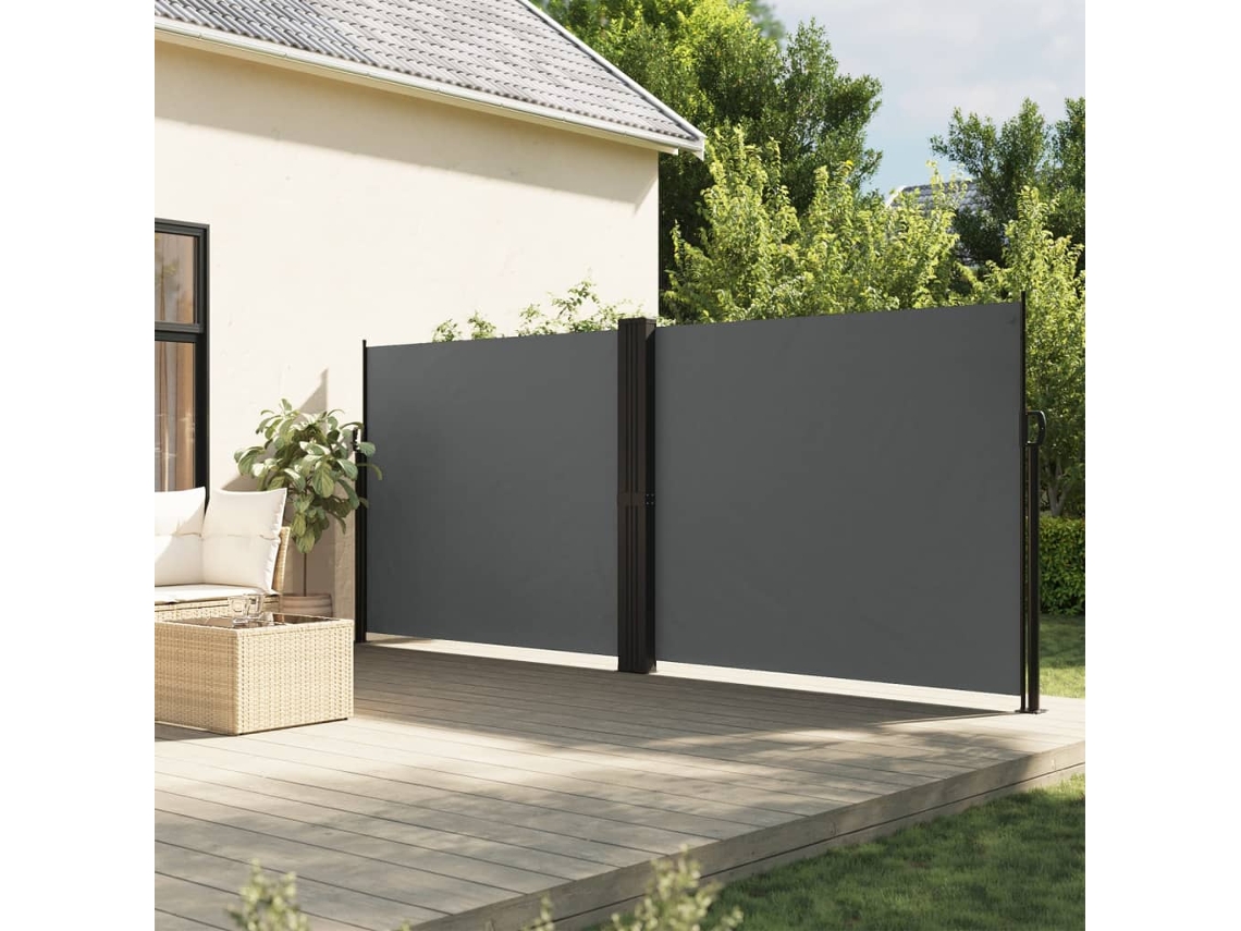 Vidaxl Toldo Lateral Retrátil 180x600 Cm Antracite
