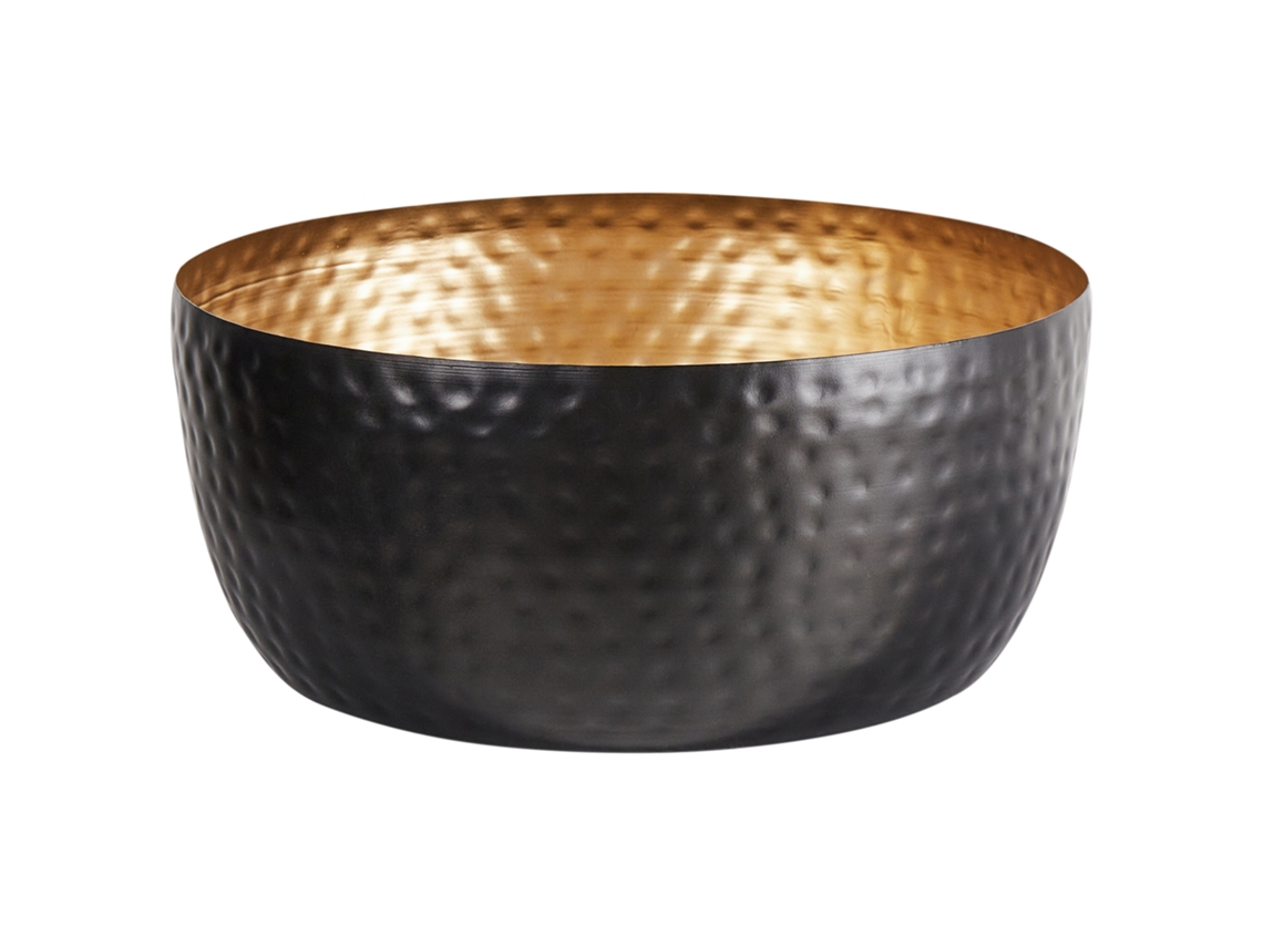 Prato Decorativo Banha Metal Preto