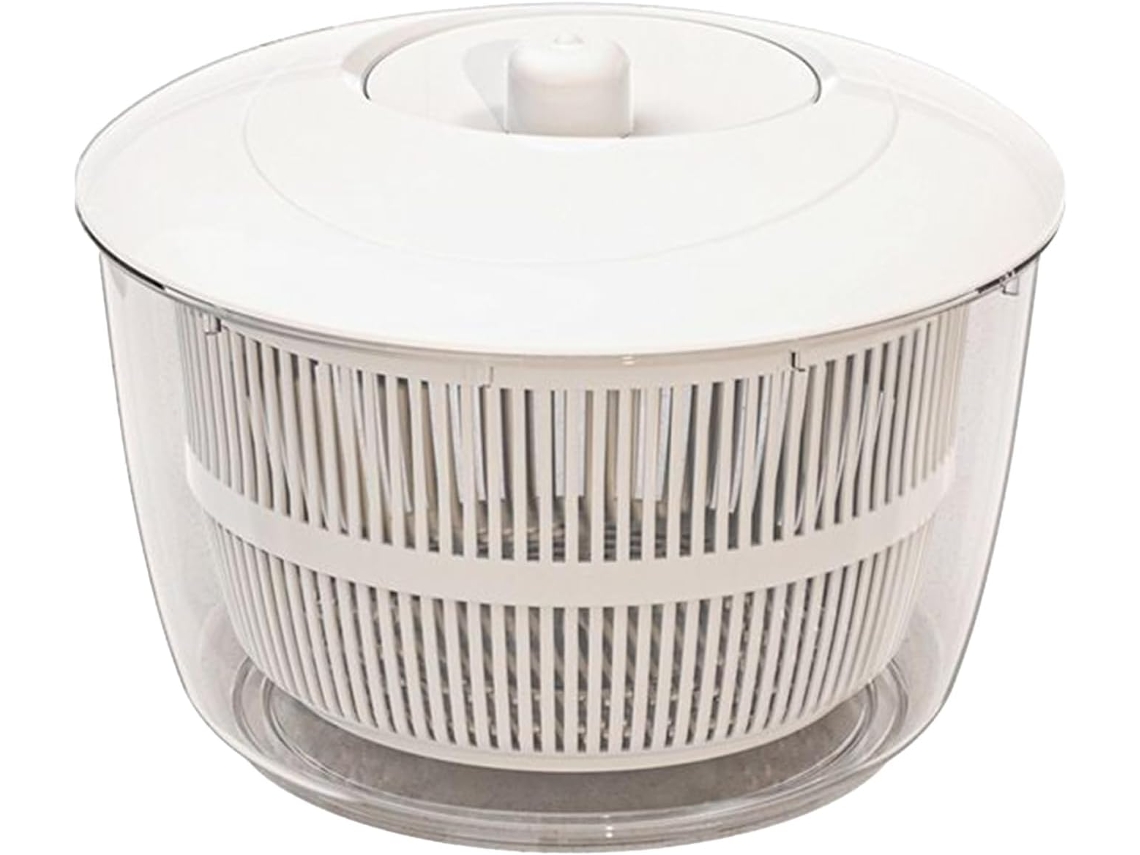 Cesto Escorredor Para Frutas E Legumes Com Manivela, Ideal Saladas,