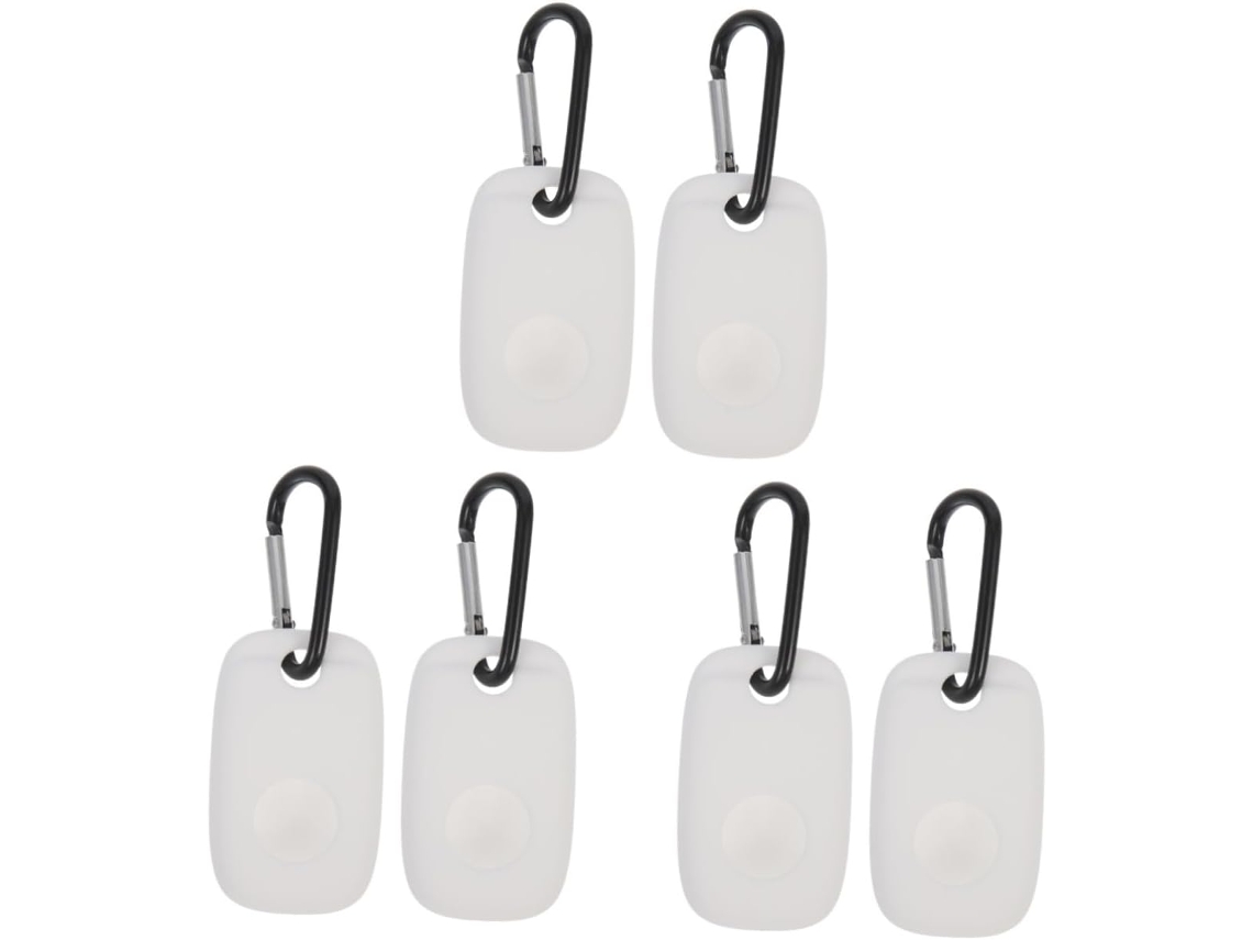 Conjunto de 3 Capas de Silicone Práticas com Chaveiros, Fáceis de Limpar e Prontas para Usar. SFUSHOS