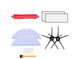 Lurelia Conjunto Roborock S7, Reposição Com Escovas Laterais, Filtros E Mop