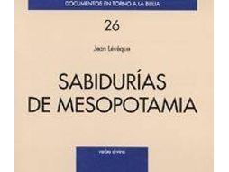 Livro Sabidurias Mesopotamia . de Jean Leveque (Espanhol)