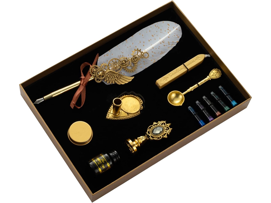 Conjunto Requintado De Canetas-tinteiro De Cera Para Adultos - Conjunto De Caligrafia Para Adultos - Assinaturas Artísticas