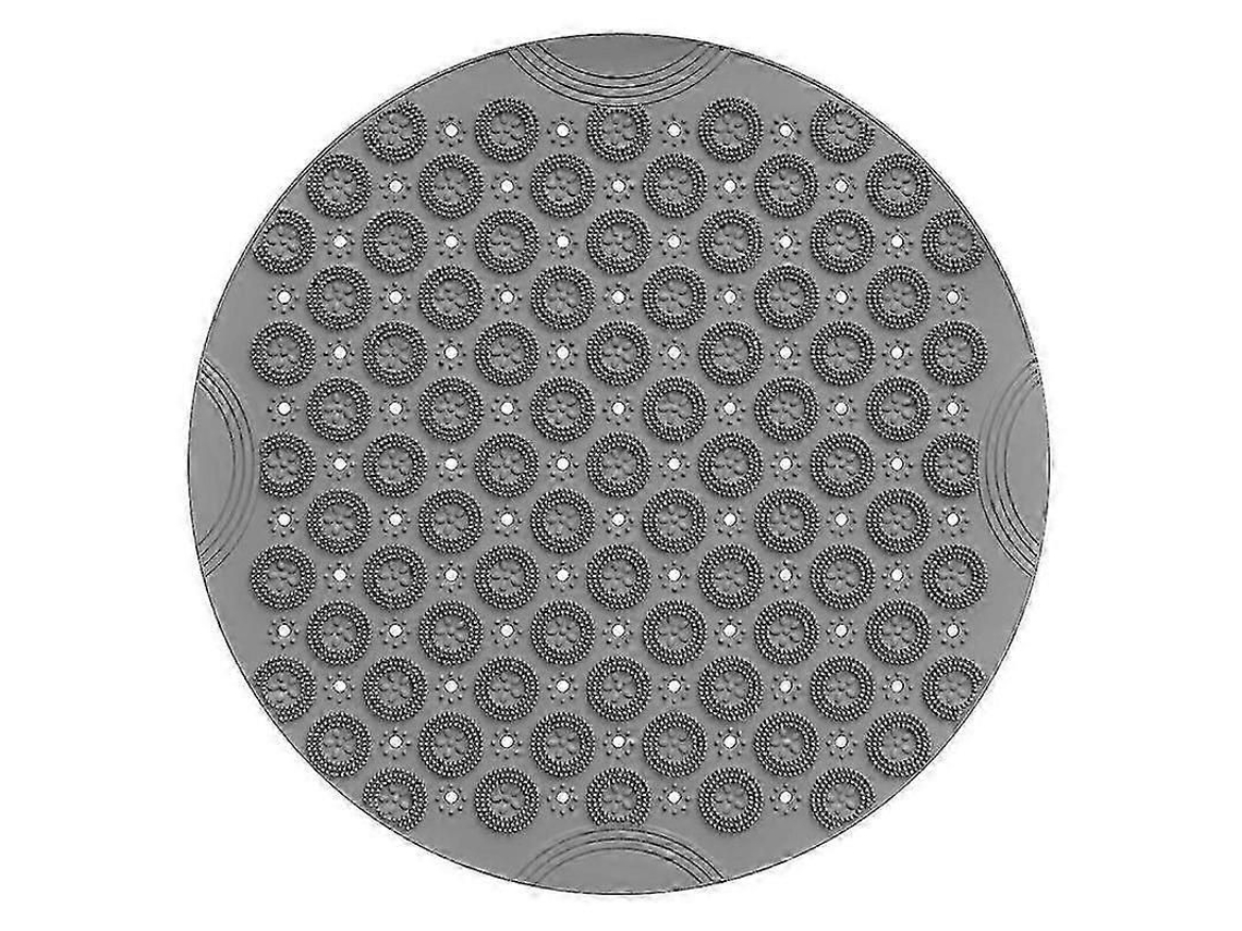 Tapete Redondo Antiderrapante Para Massagem Nos Pés, Ideal Para O Banheiro.