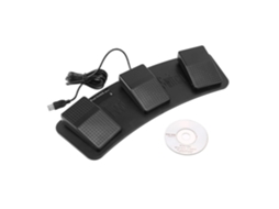 Pedal Usb Lurelia 43 Mm, 3 Cm, Compatível Com Pc/windows, Ligação Usb, Em Metal