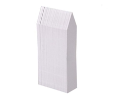 2026 100 Etiquetas de Plástico para Plantas, Etiquetas de Jardim de Plástico Branco 10x2cm, Resistente À Água, Reutilizável