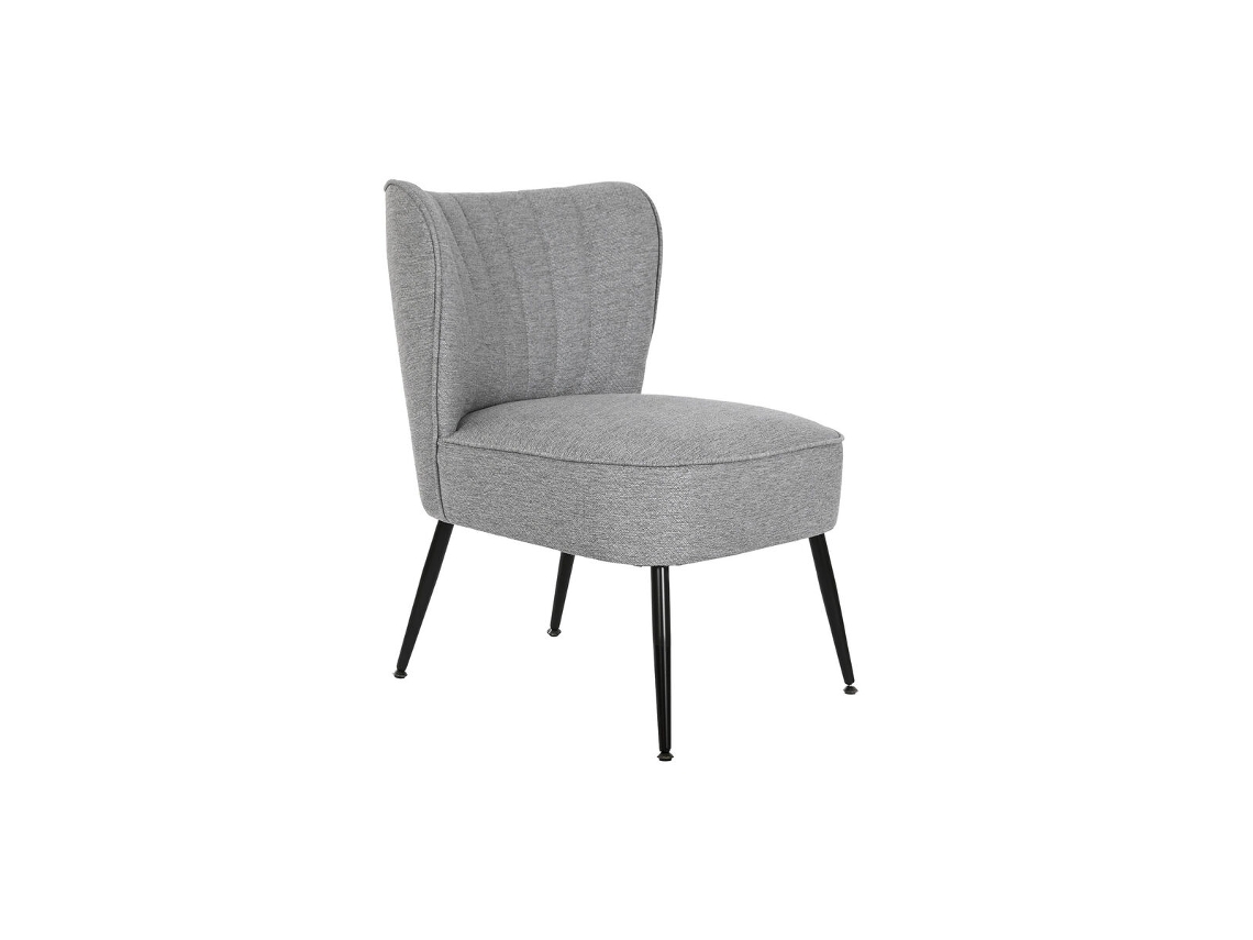 Poltrona Dkd Home Decor Cinza Metal 55 X 64 X 72,5 Cm