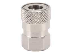 Conector De Recarga Co2 Aço Inox 304 Adaptador 1/8npt Fêmea