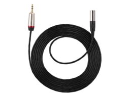 Mali cabo Adaptador de Áudio 3.5mm Macho para Mini Xlr 3 Pinos Macho para Equipamento de Fotografia Câmera 3 Metros