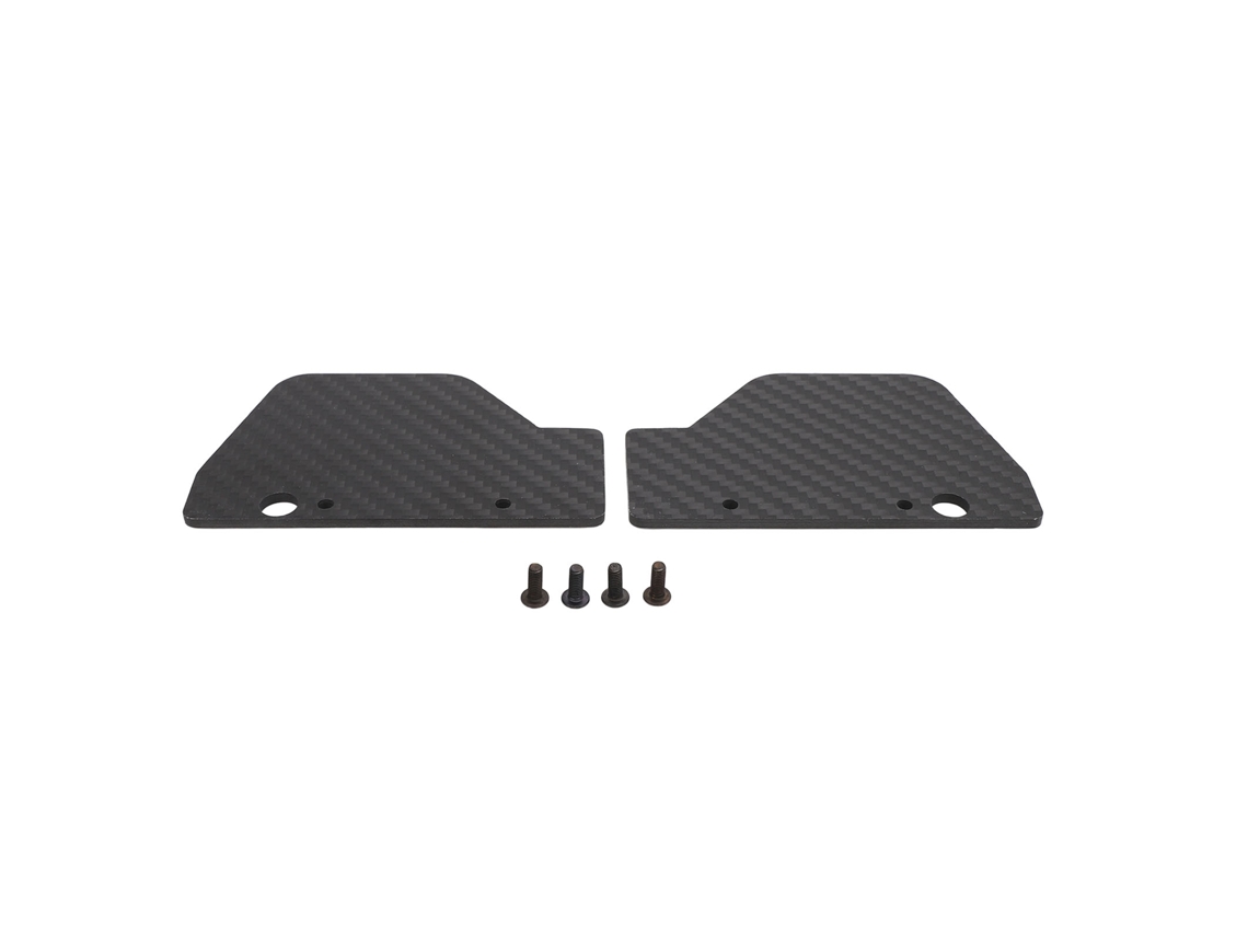 2pcs Aba De Lama Traseira Em Fibra De Carbono Para Arrma Mojave Carro Rc Guardas De Achuva