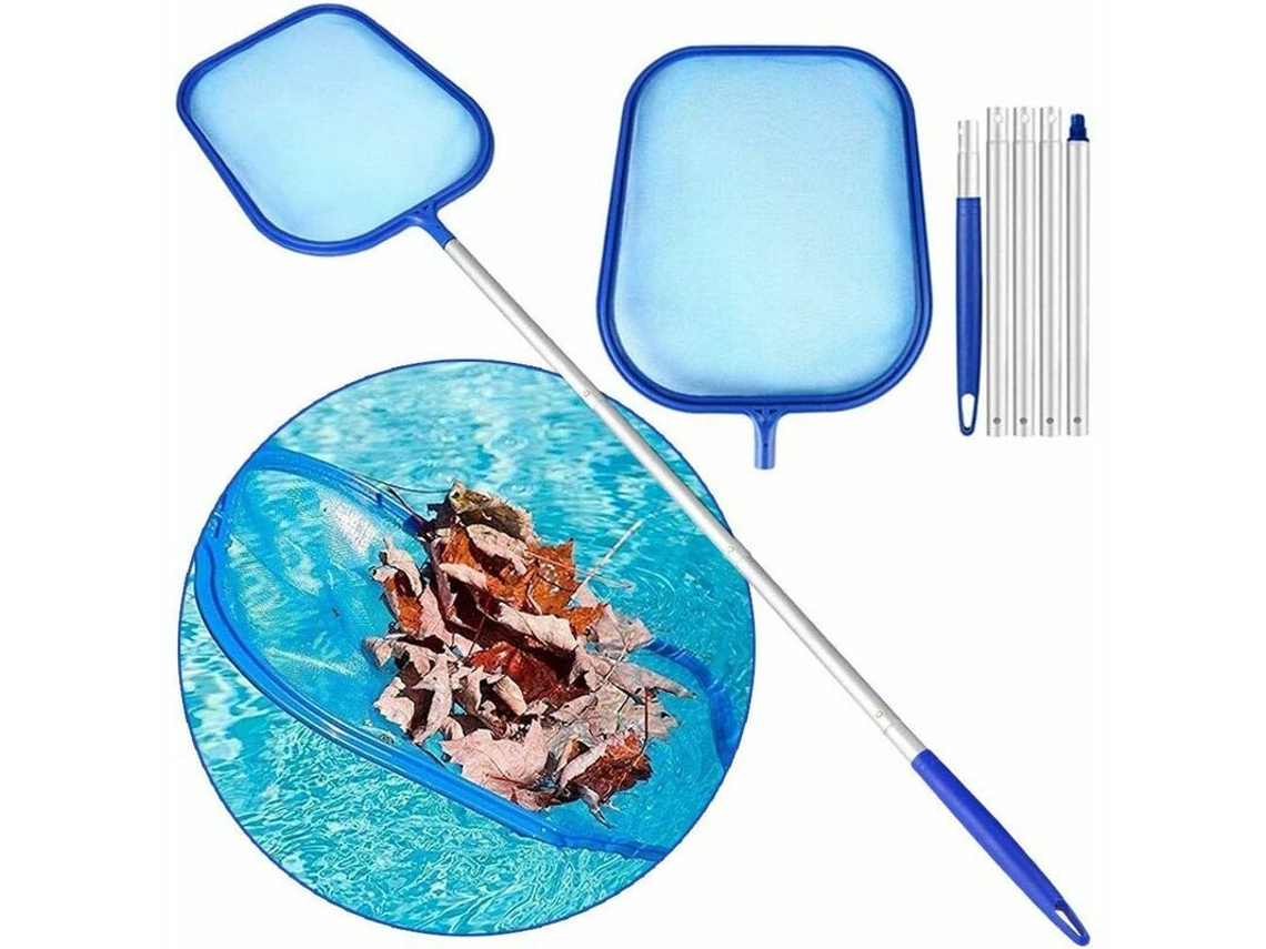 Rede Coletora AQUAFORGE para Piscina 120 cm Malha Fina Alumínio para Folhas Insetos Detritos