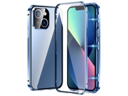 Capa De Vidro Temperado Hd Para Iphone 13 - Fecho Magnético Duplo