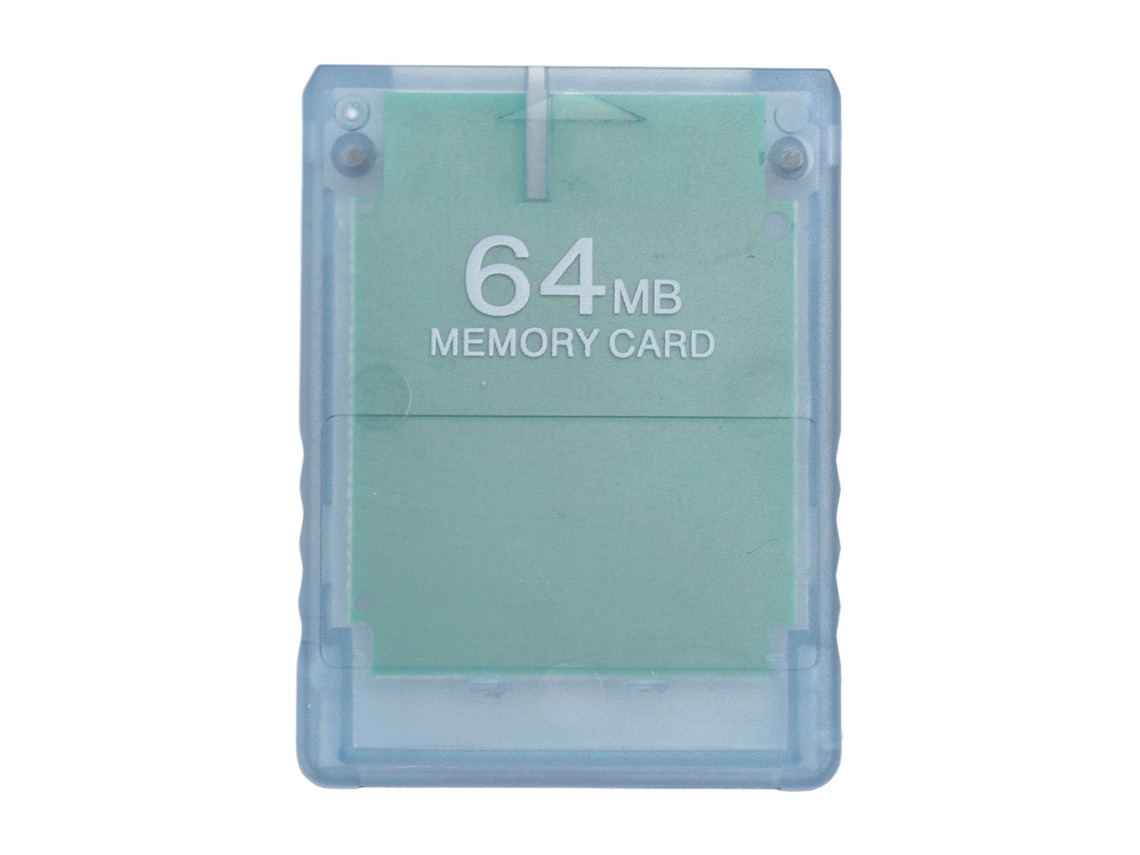 Cartão Memória Ps2 64mb LAXISCREED Azul Transparente