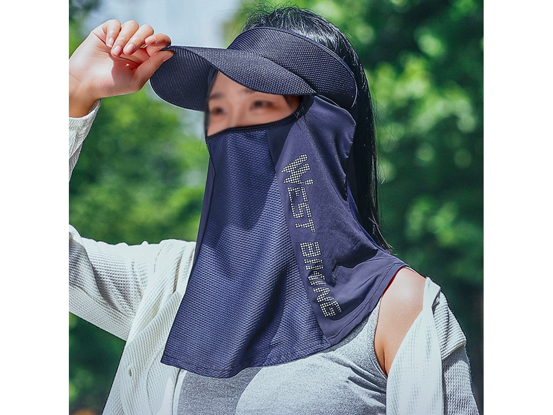 Máscara Balaclava Ciclo West Biking De Icesilk Resfriante Respirável Para Ciclismo Hiking Corrida