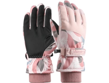 Luvas Térmicas Femininas Luvas de Esqui Inverno À Prova D'Água Quente Luva de Trabalho Telefone Tela Sensível Ao Toque Aquecedores de Mão Esportes WAX