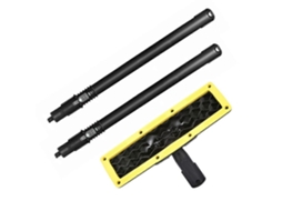 Haste Extensora Para Pulverizador Com Escova Para Pisos E Bocal De Escova Para Karcher Cinza Torcido_glo