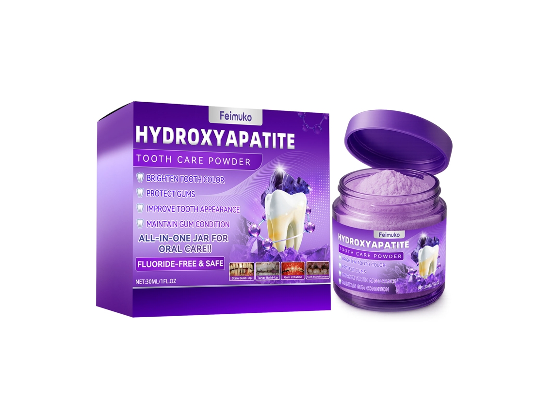 Pó Clareador Roxo para Dentes Clareamento Seguro e Efetivo LAXISCREED