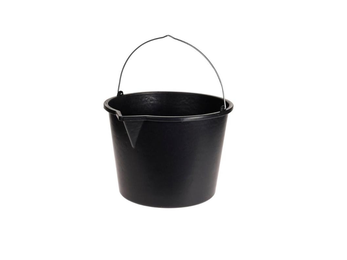Cubo Negro Pico Asa Metal 20 L IPAE-PROGARDEN