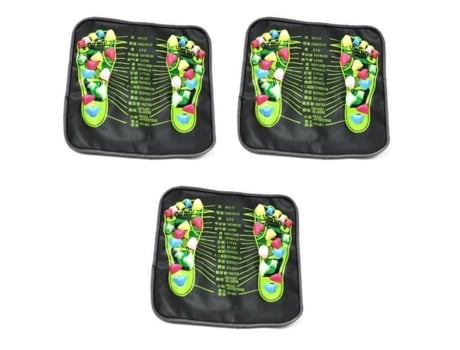 3pcs Tapete De Massagem De Reflexologia Para Os Pés, Tapete Para Os Pés E Pernas, Massager Para Os Pés E Pernas Foxnovo