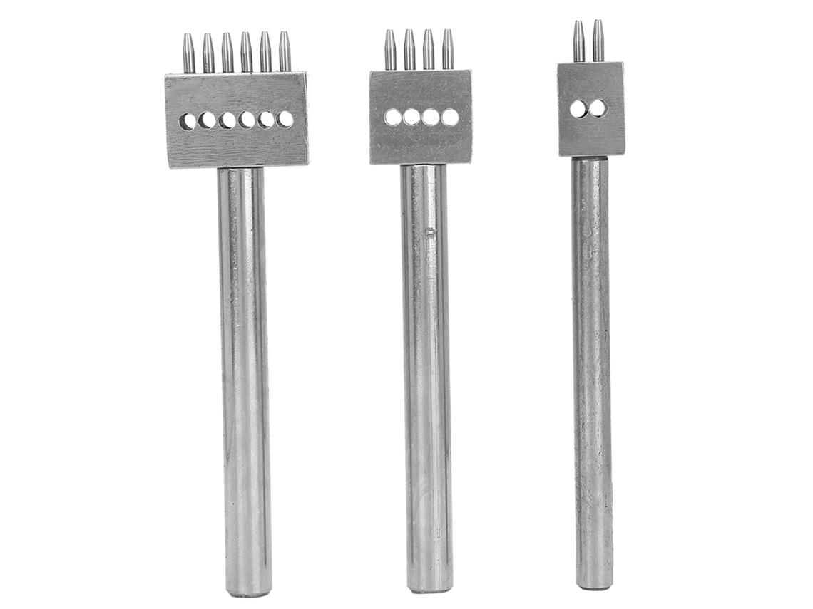 Ferramenta Perfurar Couro Diy 3 Peças