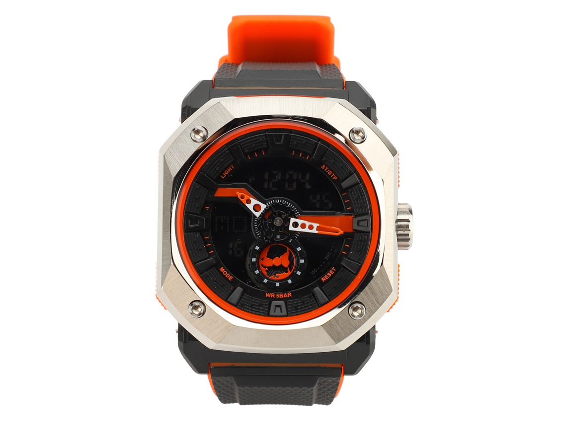 Relógio Masculino Esportivo Digital Dual Display 50m Resistente À Água Multifuncional