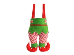 Laxiscreed Bolsa De Natal Fashion Com Pernas Para Doces E Presentes Pequenos — Vermelho Onda