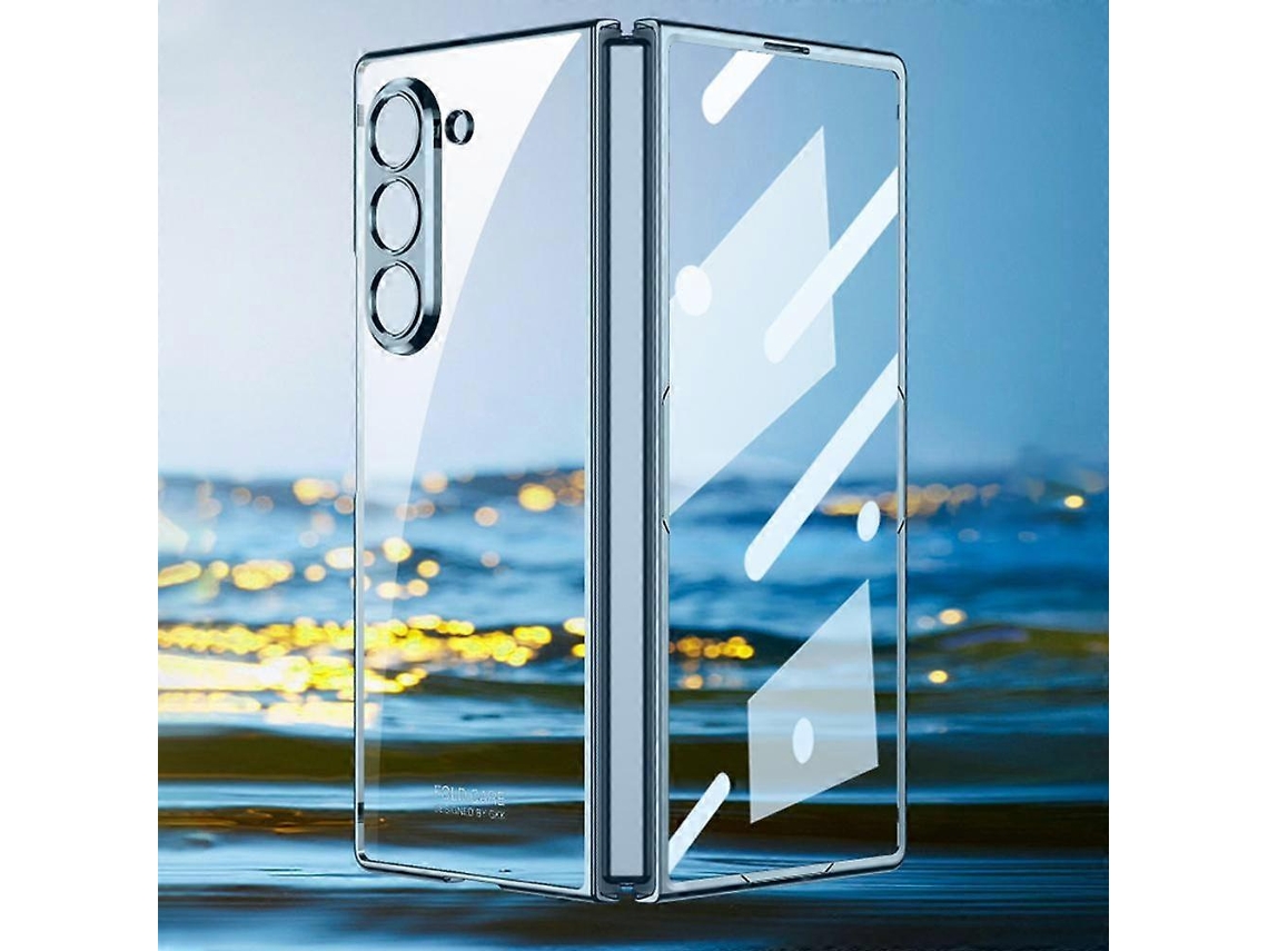 Capa Para Celular Gkk Com Revestimento Eletroplástico Phantom Integrado Para Samsung Galaxy Z Fold7 5g