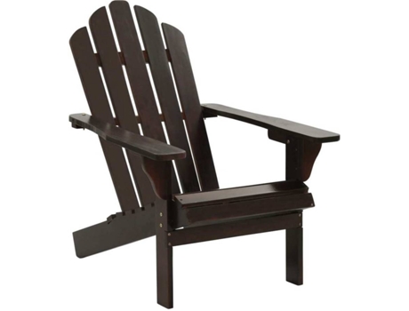 Cadeira de jardim  madeira castanho