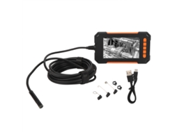 Endoscópio Industrial 1080p com Tela 4.3 Polegadas 8 Led 8mm Ip67 À Prova D'água Câmera