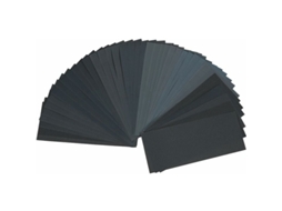 Conjunto de 40 lixas 320/400/600/800/1000/1200/1500/2000/2500/3000, 4x cada BRILVIBERA