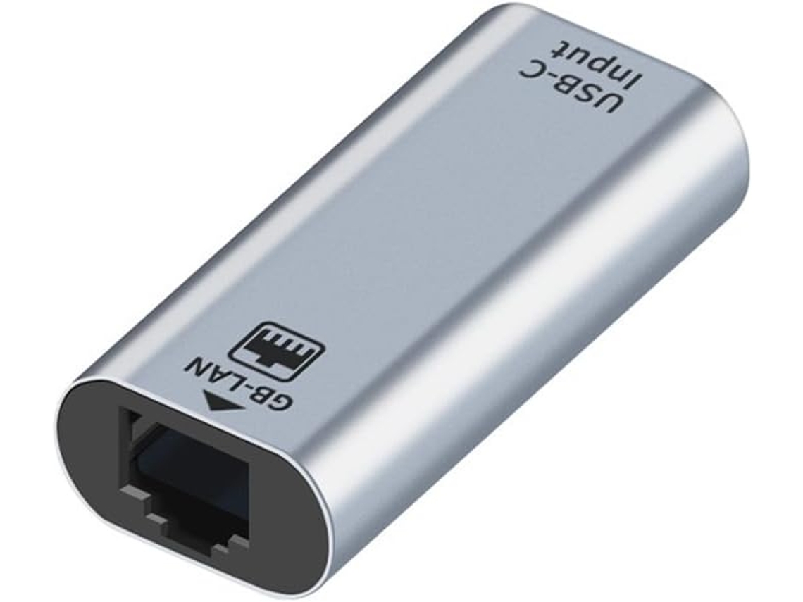 Placa De Rede Lan Com Fio Gigabit Usb-c 1000 Mbps, Conector Type-c