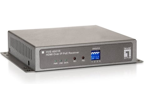 HVE-6501R HDMI over IP PoE Receiver - Extensor de vídeo - GigE - 100Base-TX, 1000Base-T - para  GEP-2450