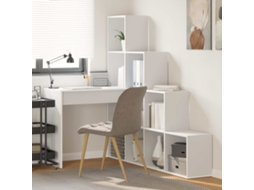 Vidaxl Secretária De Canto Branco 101,5 X 149,5 X 149,5 Cm