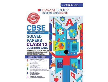 Livro Oswaal CBSE Class 12 Physical Education Question Bank 2023-24 Book de Oswaal Editorial Board (Inglês)