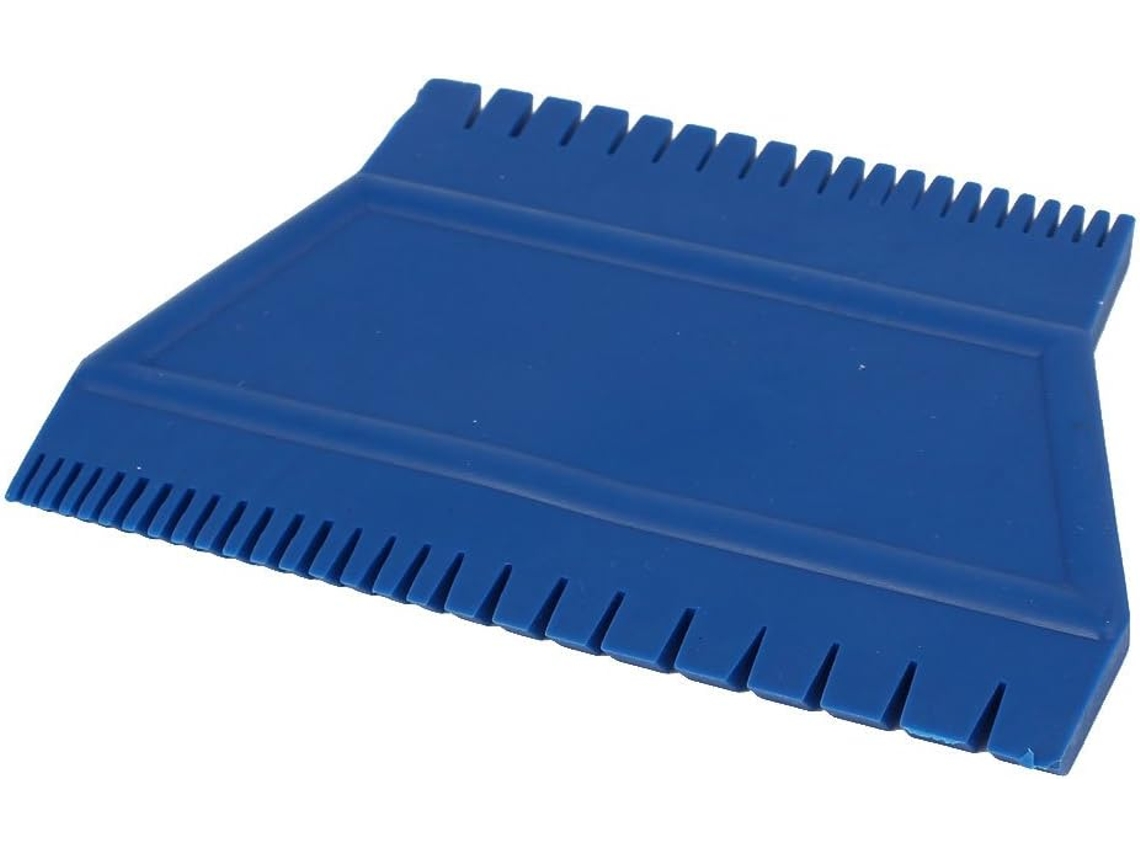 Ms15 Raspador Trapezoidal de Madeira de Borracha para Decoração de Parede 12cm X 7,7cm Azul CHABERLU