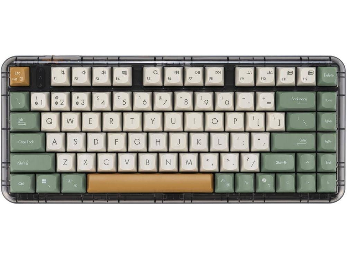 Teclado ASUS Jelly75 KD201 (Wireless - Mecânico - Português - Volt Green)