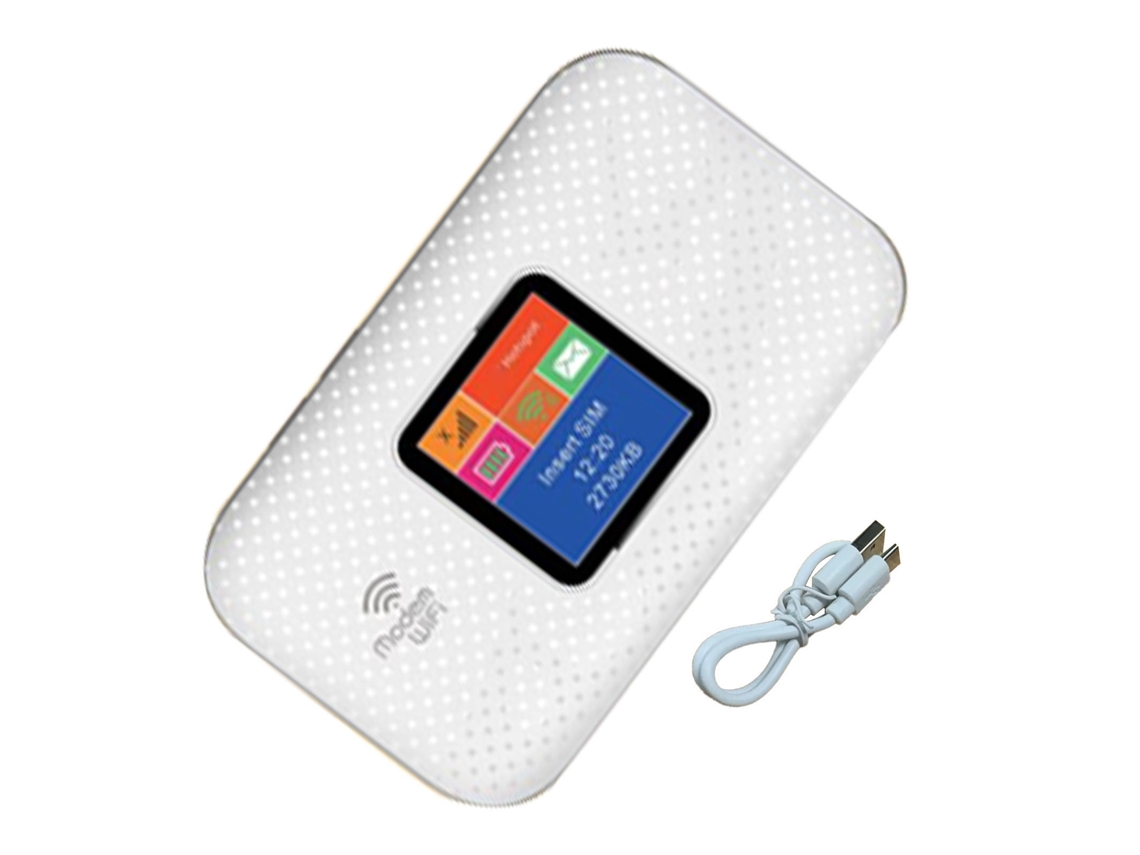 2026zentro-roteador Sem Fio 4g Lte 300mbps Portátil Com Slot De Sim Para Portugal Branco