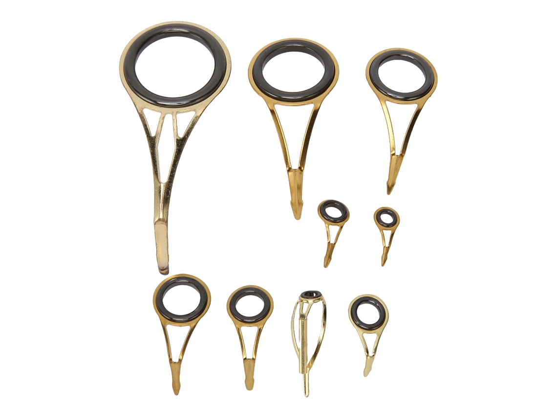 Kit Reparo Ponta Vara Pesca Aço Inox 9 Peças