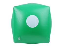 Mali dado Inflável de Pvc Portátil para Festas Indoor e Outdoor Brinquedo Verde