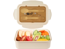 Lancheiras Bento Boxes Lancheiras Lancheiras À Prova de Vazamento para Crianças e Adultos Cáqui ZMDECQNA
