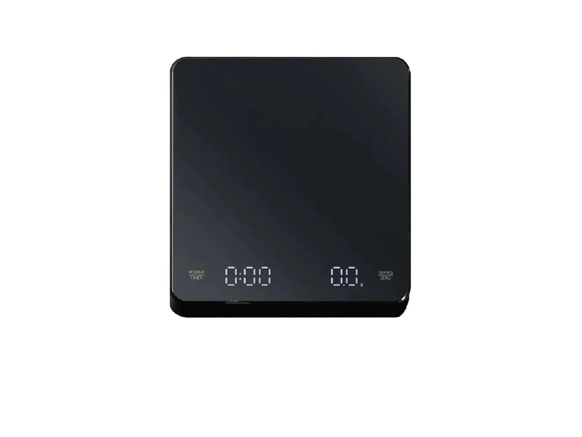 Balança De Cozinha Digital Com Led E Temporizador, 3kg | Corpo Em Abs, Alimentação Usb, Precisão De 0, 1g, Unidades Em