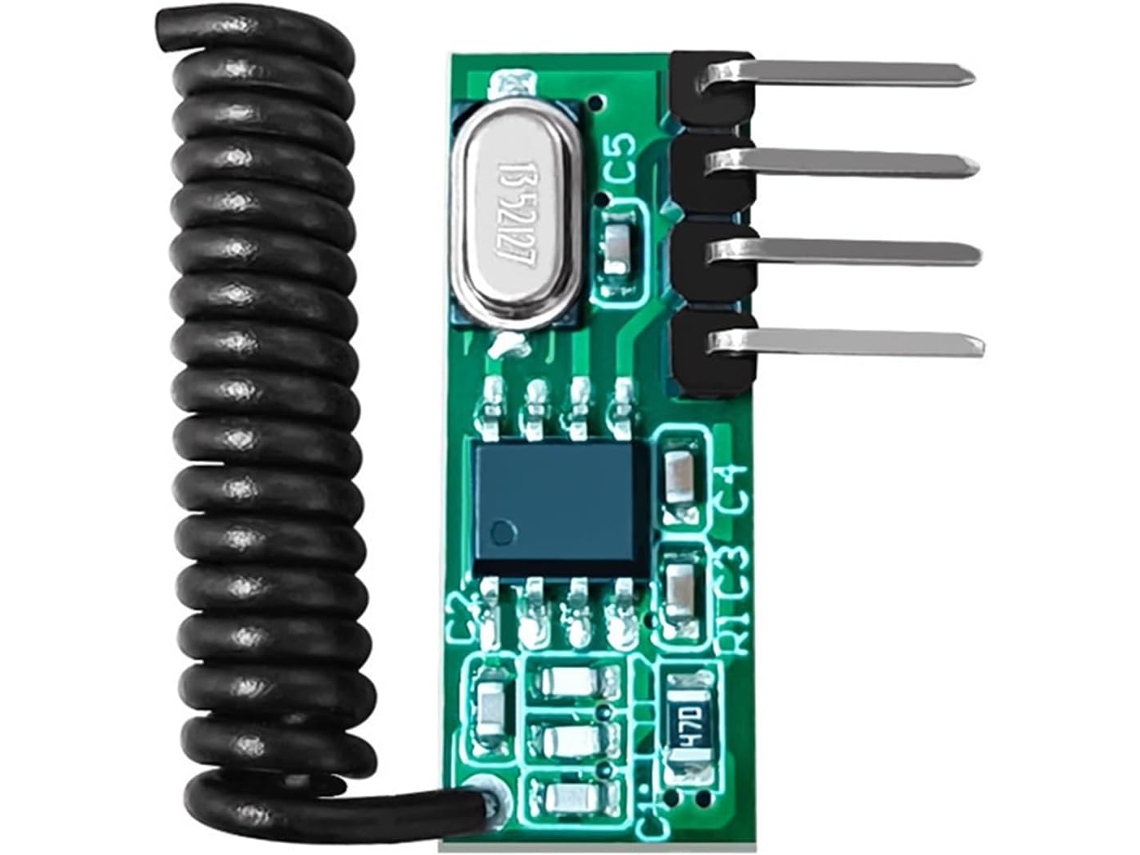 Receba Controle Remoto De Quatro Vias Com Saída Plana 1527e Módulo Interruptor Anti Interferência
