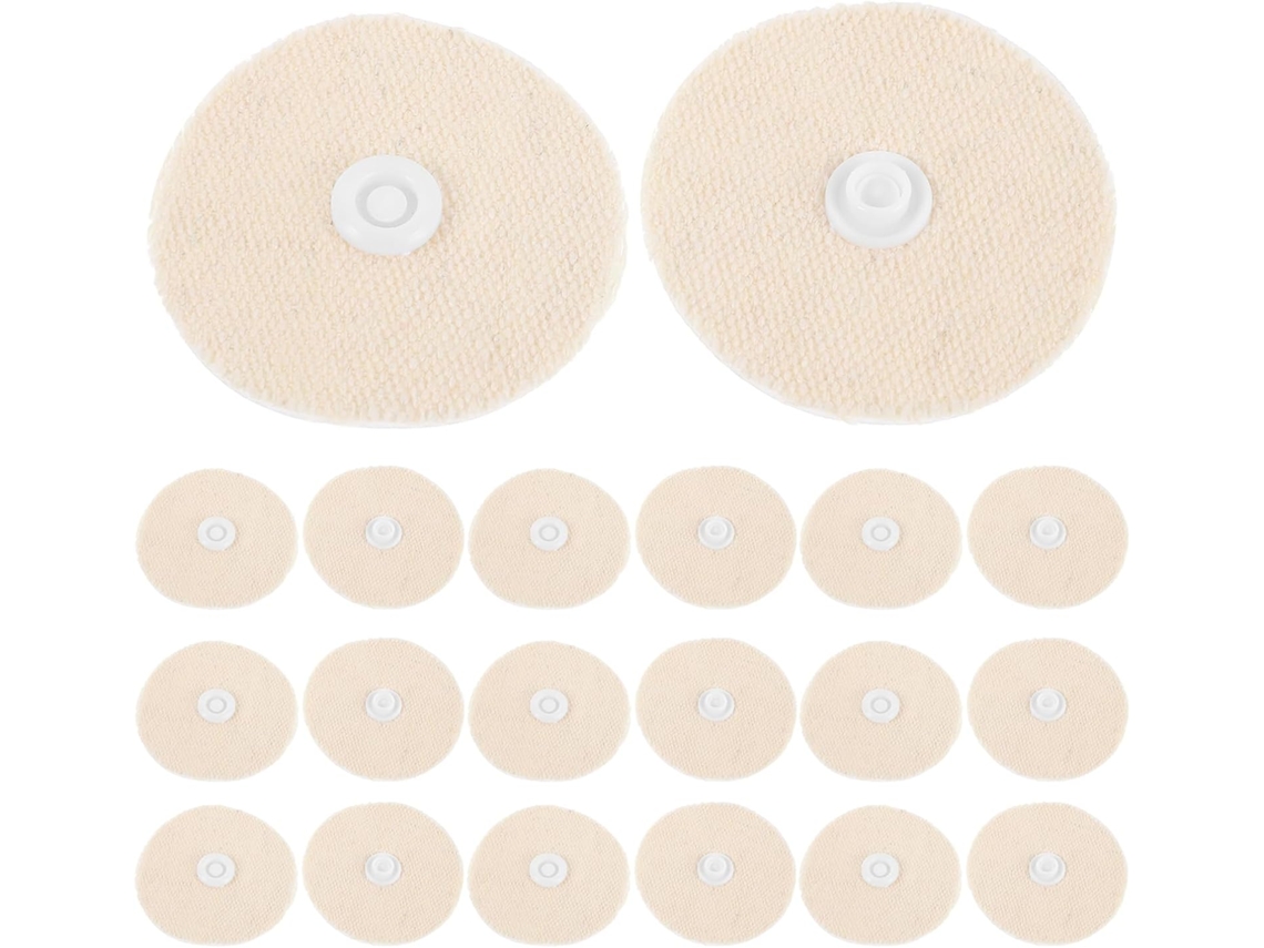 Garneck Quilt Fasteners Snaps 12 Peças Algodão Bege